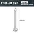 thumbnail image 2 of M4 x 40mm 304 Stainless Steel Phillips Pan Head Machine Screws Bolts Combine with Spring Washer and Plain Washers 10Pack, 2 of 6