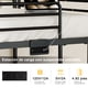thumbnail image 4 of Base de Litera Individual de Metal con Cajones, Entradas C, 1 USB y 1 C - Color Negro, 4 of 6