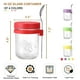 thumbnail image 2 of Recipientes de avena para toda la noche LANDNEOO Glass Mason de 16 oz, paquete de 4, 2 of 8