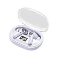 thumbnail image 2 of Earbuds Wireless, Hwkond In-Ear Bluetooth Headset Dazzling Colourful Lights Sweatproof Bluetooth 5.3 Ultra Long Standby Headset, Purple, Up to 60% Off, 2 of 8