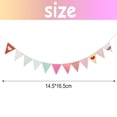 thumbnail image 2 of 4Pack Party Decorations, Hanging Paper Triangle Flag Pennant Banner for Graduation Carnival Wedding Birthday Baby Bridal Shower Party Decorationslove, 2 of 5