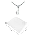 thumbnail image 2 of Side Brushes Filters For Lubluelu L20 For Honiture V8 Pro Robotic Vacuum Cleaner, 2 of 10