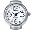 thumbnail image 1 of Reloj de dedo ZHAOCHENG de cuarzo elástico unisex blanco, 1 of 5