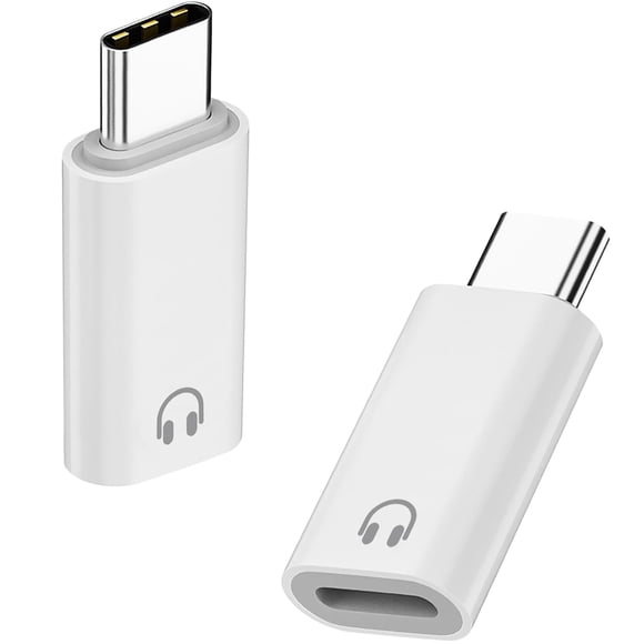 Adaptador de audio USB C a Lightning para auriculares AReMe, paquete de 2