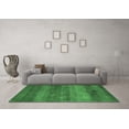 thumbnail image 3 of Ahgly Company Indoor Square Abstract Emerald Green Modern Area Rugs, 8' Square, 3 of 4