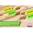 thumbnail image 3 of 3x1 Rectangular Label Roll Dispenser Box 250 - Pack, (75mm x 25mm) Color Coded Write on Labels Stickers for Organizing, Moving, Inventory & Mailing (Red), 3 of 6