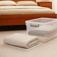 thumbnail image 4 of Kerhouze 69 Qt 4 Pack Plastic Clear Storage Bin with Lids Latch Box Large, 4 of 6