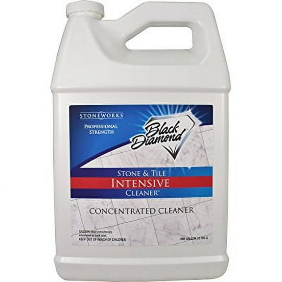 STONE AND TILE INTENSIVE CLEANER: Concentrated Deep Cleaner, Marble, Limestone, Travertine, Granite, Slate, Ceramic & Porcelain Tile. Black Diamond Stoneworks Black Diamond Stoneworks (1-Gallon)