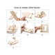 thumbnail image 4 of DIY Paddle Boat Blank 3 Pieces Wooden Sailboat Kit for Kids Family Crafts Projects, 4 of 5