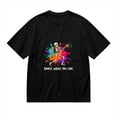 thumbnail image 2 of Black T Shirts for Men, Skeleton, Dance, Dance While You Can Graphic 2 Mens Graphic Tees, 25061566,3XL, 2 of 8