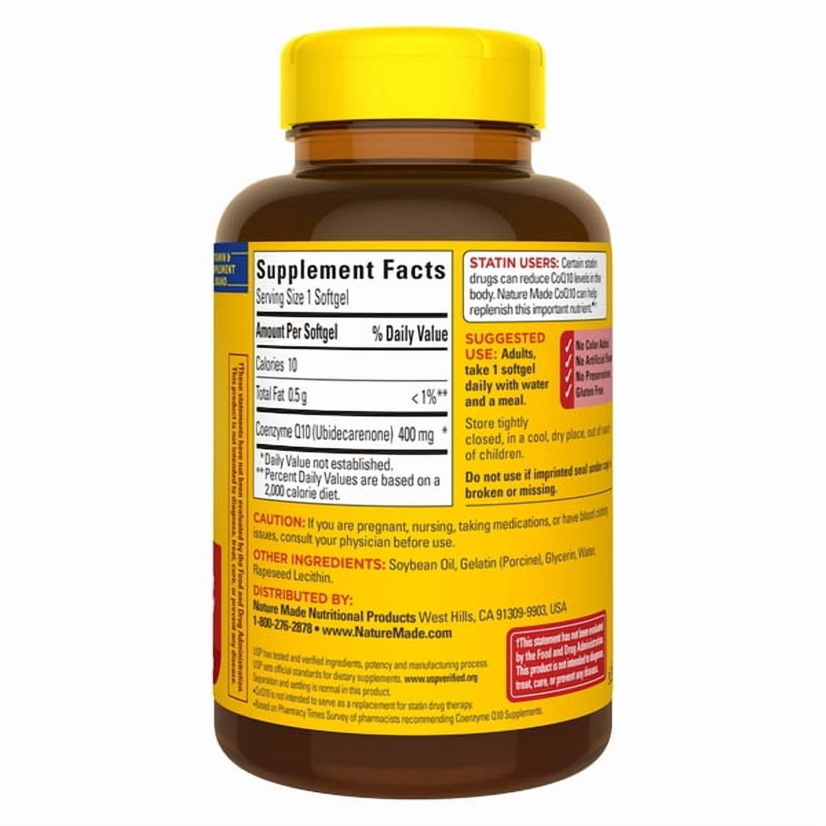 Nature Made CoQ10 400 mg, 90 Softgels