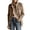 Khaki, variant on Vixolx Wool Straight Pea Coat for Women Stand Collar Single Breasted Jacket Coat with Pockets and Padded Shoulder Fall Lining Long Sleeve Outerwear