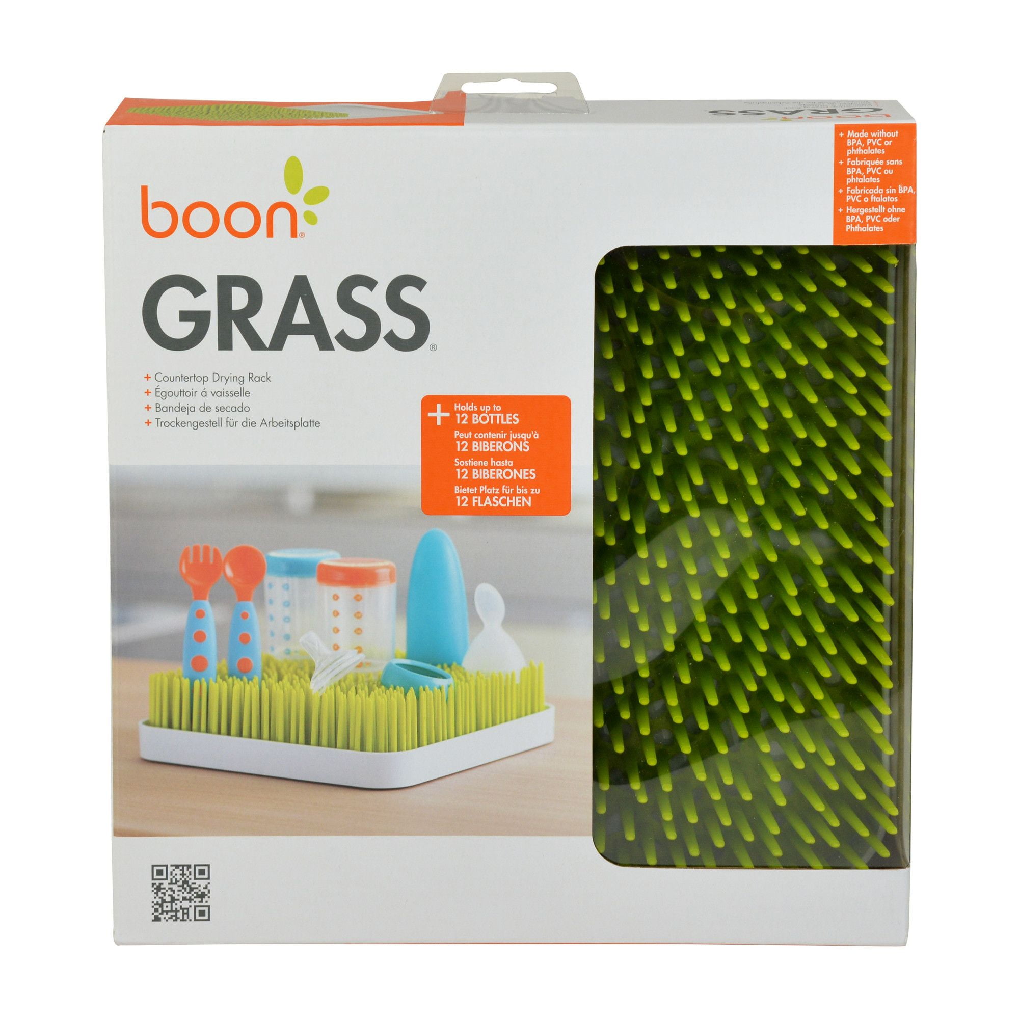 Boon Grass Countertop Drying Rack, Low-Profile Easy To Clean Baby Bottle  Drying Rack, Green - Walmart.com