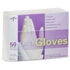 Medline Powder-Free Latex Exam Gloves, One Size