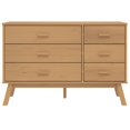 thumbnail image 5 of vidaXL Drawer Cabinet OLDEN Brown Solid Wood Pine, 5 of 5