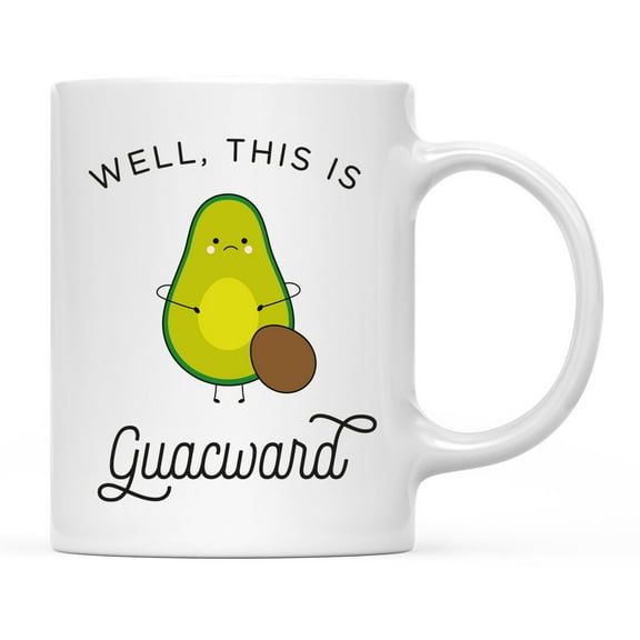 Koyal Wholesale Funny Food Pun 11oz. Ceramic Coffee Tea Mug, Avocado