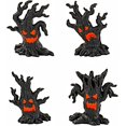 thumbnail image 3 of 4pcs Tree Stump Ghost Figurines Garden Miniatures, Spooky Halloween Resin Ghost Statue Ornament for Porch Patio Backyard Yard Home Shelf Decor Accent, 3 of 12