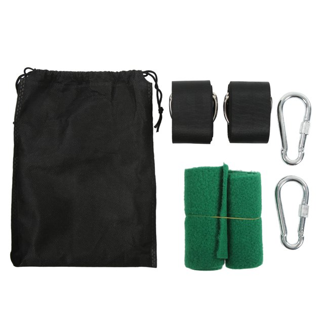 Correas para columpios de árboles de alta resistencia, capacidad de 22,4 libras, kit de seguridad duradero y portátil para aventuras al aire libre