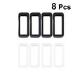 thumbnail image 2 of 8Pcs Watch Accessories Silicone Ring Watch Strap Ring Watch Buckle Ring (26mm Black and 26mm White), 2 of 6