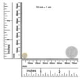 thumbnail image 4 of Yellow Gold Plated Sterling Silver 0.15ct TDW Diamond Miracle Set Stud Earrings (I-J,I3 Promo), 4 of 6