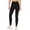 Black, variant on RBX Active Women's High Rise Ruched Back Squat Proof Leggings