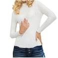 thumbnail image 2 of Wancir Women’s Cute Cropped Sweater Top Cable Knit Crew Neck Pullover Light Weight, 2 of 6