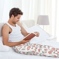 thumbnail image 6 of Picia Fruit Mens Soft Woven Cotton Elastic Waistband Sleep Pajama Pant Lounge Sleep Pant With Pockets And Drawstring-X-Large, 6 of 9