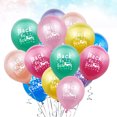thumbnail image 3 of KAKOWELY 10 globos de látex con estampado de regreso a clases, para decoración, para fiestas y reuniones de estudiantes (colores variados), 3 of 4