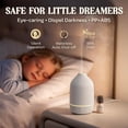 thumbnail image 5 of Essential Oil Diffuser, 100ml Aromatherapy Diffuser, Mini Ultrasonic Diffuser for Essential Oil, Home, Office, Cool Mist Humidifier with 7 Led Light, Auto Shut-Off, White, 5 of 17