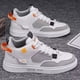 thumbnail image 1 of Zapatillas de skate de caña alta para hombre con buen agarre y cordones transpirables., 1 of 5