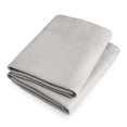 thumbnail image 5 of Bare Home Juego de Fundas de Almohada de Franela - 100 % Franela de Algodón - Doble Cepillado - Juego de 2 Tamaño King, Gris Claro, 5 of 5