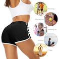 thumbnail image 5 of Womens Booty Fold Over/ Regular Shorts Dance Yoga Sexy Exercise Dolphin Shorts, 5 of 6