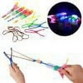 thumbnail image 1 of 15pcs LED Light Luminous Flying Toy for Kids Holiday (Small Slingshot 2 Colors), 1 of 9