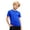 Blue, variant on Gelikeya Boys UPF 50 Rash Guard Swim Shirts Short Sleeve Quick Drying UV Protection Sun Shirt Summer Athletic Tops Sky Blue, 4-5 Years