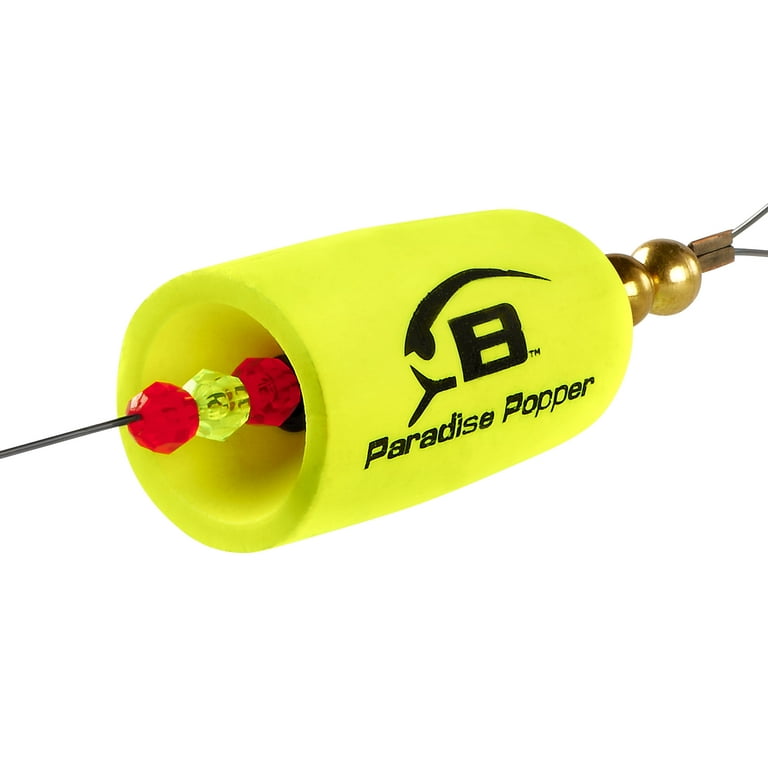 Bomber Paradise Popper X-Treme Fishing Float Rig Yellow 3/4 oz