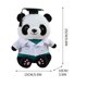 thumbnail image 3 of Decoración del hogar, decoración de habitaciones, decoración de paredes Muñeca de juguete de graduación Muñeca de vestir Muñeca de regalo de graduación Muñeca de panda de graduación, 3 of 6