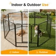 thumbnail image 4 of Hawsaiy 8 Panels 39.37" Height Dog Playpen, Foldable Pet Fence for Small to Large Dogs, Puppies & Small Animals, Indoor & Outdoor Use, 4 of 6