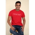 thumbnail image 3 of Old Glory Mens We The People Red Short Sleeve Graphic T Shirt, 3 of 6