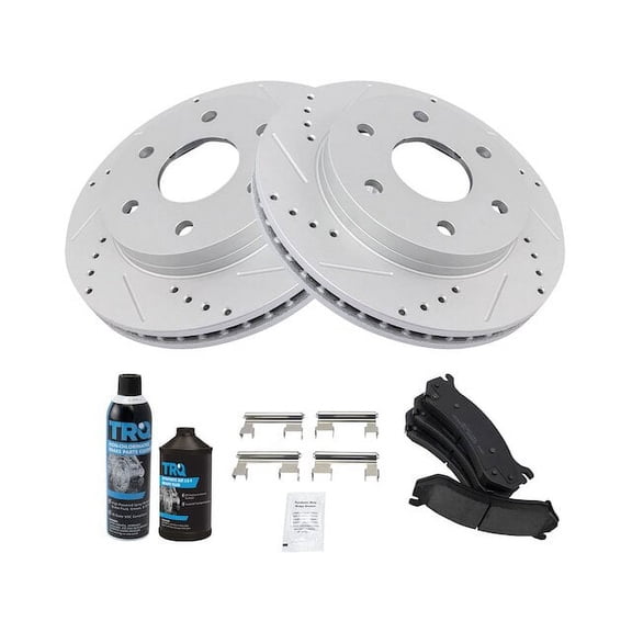Front Brake Pad and Rotor Kit - Compatible with 1999 - 2006 Chevy Silverado 1500 2000 2001 2002 2003 2004 2005