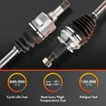 thumbnail image 2 of A-Premium CV Axle Shaft Assembly Compatible with Mini Cooper Countryman 2011-2016 Cooper Paceman 2013-2016 L4 1.6L Manual Transmission Front Left, 2 of 7