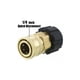 thumbnail image 3 of Adaptador de conector macho M22 a hidrolavadora de 1/4 de presión POWERTOOL, piezas de conexión rápida con rosca interna de latón, 3 of 5