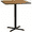Natural, variant on Flash Furniture 36'' Square Natural Laminate Table Top with 30'' x 30'' Bar Height Table Base