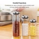 thumbnail image 3 of Naiovety Frascos de especias sellados con tapa giratoria Lata de condimento transparente Botella de condimento Hogar Cocina Restaurante Cocina y Comedor, 3 of 6