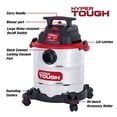 thumbnail image 4 of Hyper Tough 22,7 Litres Aspirateur à sec et à eau en acier inoxydable, 4 of 9