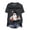 Dark Gray, variant on Flower Ghost Sketch Shirt Women Retro Vintage Groovy Halloween Ghost Tshirt Short Sleeve Fall Holiday Tops (Grey,M)