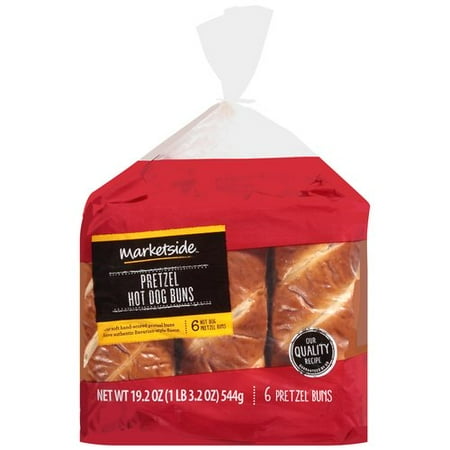 Marketside Pretzel Hot Dog Buns Marketside Pretzel Hot Dog Buns