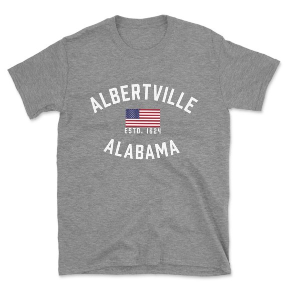 Albertville Alabama Patriot Men's Cotton T-Shirt