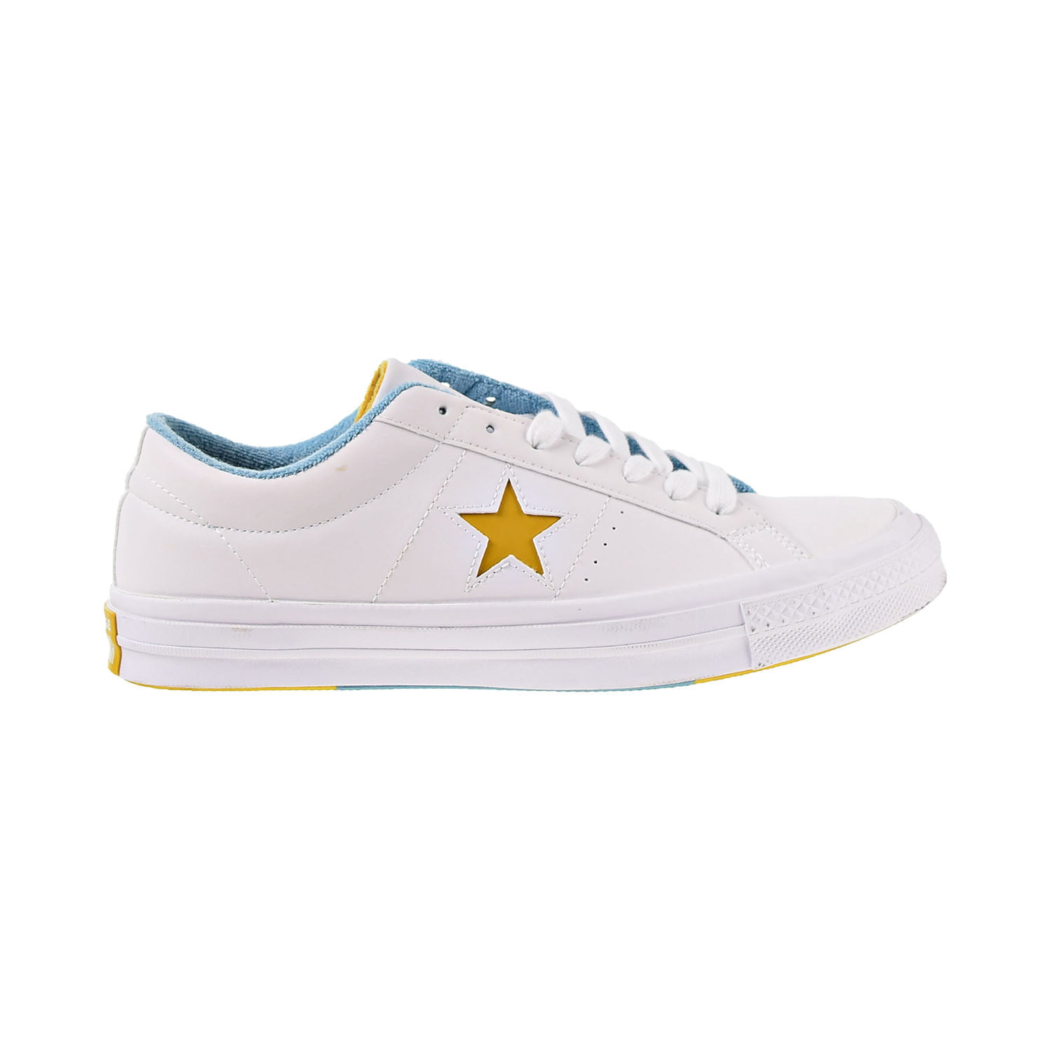 Converse One Star Ox Men's Shoes White-Mineral Yellow 160593C