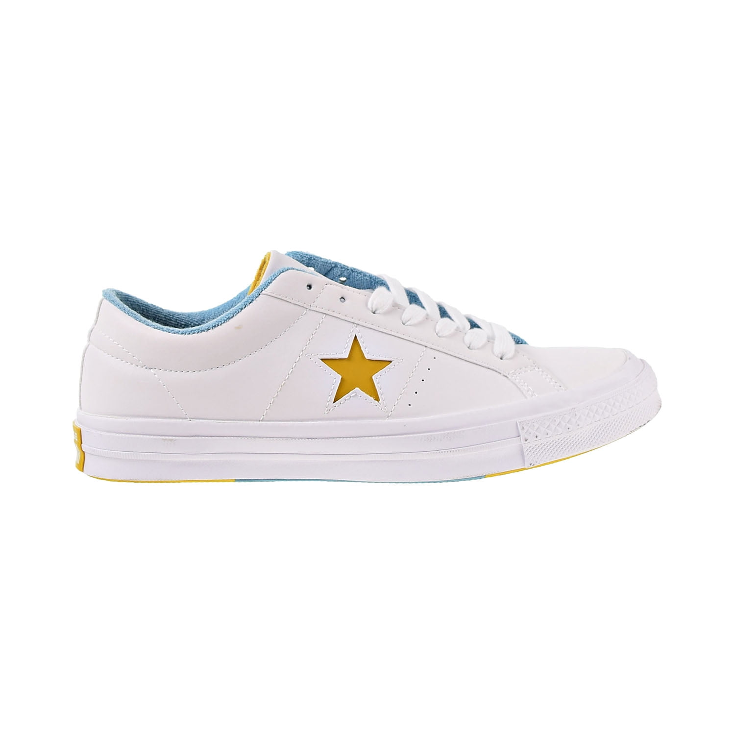 in de rij gaan staan keuken doen alsof Converse One Star Ox Men's Shoes White-Mineral Yellow 160593c - Walmart.com