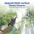 thumbnail image 4 of Graflsoa 6-Level Adjustable Handheld Steam Cleaner with Smart Touch Screen, 2500W High Power, 1000ml Tank, Multi-Surface Cleaning for Home, Car, Glass, and Clothes, Lightweight & Portable Design, US, 4 of 6
